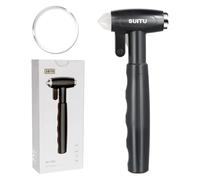 Martillo de Emergencia para Auto con Cortador de Cinturón de Seguridad - Rompe Cristales Portátil,Herramienta Multifuncional de Rescate para Escape en Seguridad (TÜV Certificado)