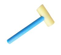 Martillo de espuma para jóvenes, martillo suave no tóxico, diseño colorido, fácil agarre, entrenamiento sensorial, 13 pulgadas, 5.5 pulgadas