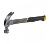 STANLEY Martillo Sacaclavos Fibra Vidrio, Empuñadura Ergonómica, Mango Bi-material, Mango de Fibra de Vidrio, Peso 450gr, Durabilidad y Comodidad, STHT0-51309