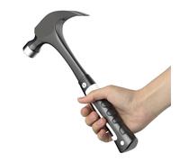 Martillo de garra 1 ud. Martillo de garra integrado carpintería hogar carpintería clavo de mano antideslizante multifuncional(M)
