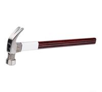 Martillo de garra curvado resistente de 15 8 pulgadas con cabeza antideslizante magnética y mango de madera dura aislado, acero de alto carbono tratado térmicamente para un uso fiable en carpintería y