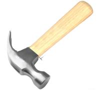 Martillo de garra hecho de acero forjado de alto carbono y mango de madera dura para aplicaciones estructurales de montaje y reparación (A)