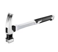 Martillo de garra Martillo de garra de acero mango largo doble ranura de clavo herramienta Manual multifuncional(Color 1)