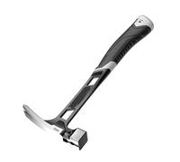 Martillo de garra, martillo de garra multifunción for carpintería, herramienta manual de acero antideslizante, succión de uñas(L)
