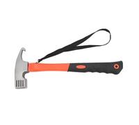 Martillo de garra Martillo para clavar multifuncional con diseño de garra de pico de águila Mango de goma antideslizante para acampar Senderismo y actividades al aire Hecho de (Naranja)