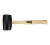 Martillo de goma 63 mm 680 g vástago de madera martillo 25-063