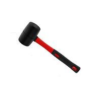 Martillo de goma de doble cara de alta especificación, mazo resistente con herramienta de mano aislada y agarre antideslizante for instalación y bricolaje (8/16/24 oz)(24Oz)
