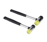 Martillo de goma de mano, fácil de almacenar Cómodo de sostener Martillo ligero de doble cara, para coser Estuche de tarjetas Correa de reloj de manualidades(25mm+30mm two-piece suit)