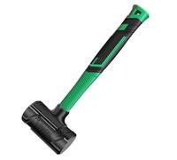 Martillo de goma no elástico con parte superior plana y diseño de medio agujero para azulejos, instalación de muebles y decoración del hogar - 0.2 kg/0.5 kg/0.9 kg/1.4 kg (0.5 kg)