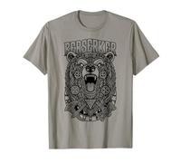Martillo de Hacha de Guerrero Vikingo, Oso Berserker, mitología nórdica Camiseta