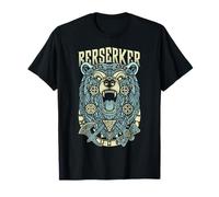Martillo de Hacha de Guerrero Vikingo, Oso Berserker, mitología nórdica Camiseta