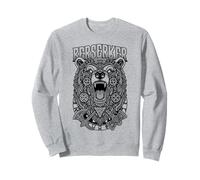 Martillo de Hacha de Guerrero Vikingo, Oso Berserker, mitología nórdica Sudadera