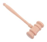 Martillo de juez de madera dura for uso en salas de audiencias, accesorio de subasta de derecho profesional y herramienta judicial