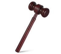 Martillo de juez de madera hecho a mano for reuniones, mazos de subasta, accesorios for disfraces de justicia, decoración de escritorio for presidentes de clubes locales Mazas de madera