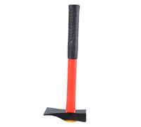 Martillo de ladrillo de acero de alto carbono con agarre de reducción de golpes, martillo de pulido de cabeza plana geología para herramienta de albañil de minería