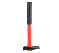 Martillo de ladrillo de acero de alto carbono con agarre de reducción de golpes, martillo de pulido de cabeza plana geología para herramienta de albañil de minería