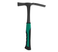 Martillo de ladrillo de acero resistente con agarre cómodo curvado y cabezal de forja sólido adecuado para mampostería y construcciones