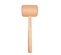 Martillo de madera Herramienta de mano mazo madera, martillo haya duradero, portátil, profesional, for artesanía cuero para superficies delicadas(24CM)