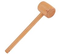 Martillo de Madera Maciza, Mazo de Cangrejo de Madera, Herramientas Artesanales de Cuero, Martillo de Haya, Mazos de Langosta de Cangrejo de Madera, Mazo de Carpintero DIY para Cangrejo