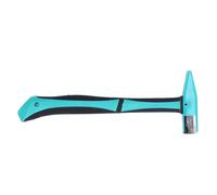 Martillo de maquinista con cabeza de acero al carbono, Martillo de herrero para ingenieros y carpinteros, Martillo de forja con cómodo mango de TPR, Martillo multifuncional para (S)