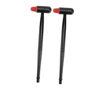 Martillo de Masaje de Madera Negro, Masajeador Manual para Cabeza | 2 Piezas, Mango Liso y Relajación Corporal, para Espalda y Glúteos, Uso Familiar