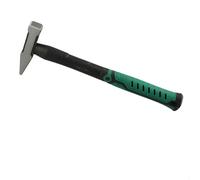 Martillo de pico de pato de cabeza plana con mango recubierto de plástico a prueba de golpes, 200 g/300 g/500 g, martillo de acero de alto carbono para el hogar, electricista y soldadura (300 g)