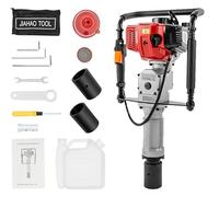 Martillo de postes de gasolina, motor de gasolina de 2 tiempos 52CC, martillo de postes en forma de T, martillo de valla, martillo de postes de 2,3 CV, martillo manual, martillo de postes de valla