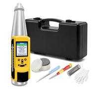 Martillo de rebote eléctrico para hormigón, medidor de prueba de resiliencia digital con pantalla LCD, conversión auto, indicaciones de voz, probador de resistencia del hormigón recargable