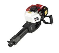Martillo de roca gasolina 52 CC 1900 W, perforador de hormigón térmico 20 - 55 J, cincelador portátil 6500 rpm, para demolición casa astillero carretera jardín 2 cinceles puntiagudos planos, arranque
