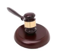 Martillo de subasta, Mazo de juez de madera for abogado en subasta judicial