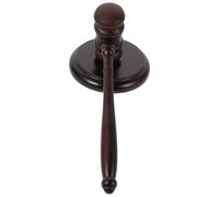 Martillo de subasta, Mazo de madera marrón oscuro for tribunales y subastas