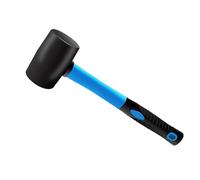 Martillo de suelo antivibraciones duradero con mango ergonómico para colocación de azulejos y aplicaciones de carpintería, martillo de goma resistente con gancho