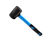 Martillo de suelo antivibraciones duradero con mango ergonómico para colocación de azulejos y aplicaciones de carpintería, martillo de goma resistente con gancho