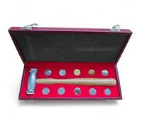 Martillo de textura con 12 caras intercambiables, herramientas de fabricación de joyas, martillo de conformación de metal, caja de regalo, ideas de regalo, PTL®