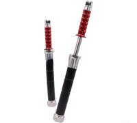 Martillo de tracción de acero inoxidable para reparación de carrocería de automóviles con función deslizante, ideal para proyectos de eliminación de abolladuras sin pintura, mango rojo