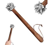 Martillo decorativo con forma de puño/pulgar/hueso, cabeza de acero inoxidable y mango de madera, arte coleccionable para decoración del hogar/oficina, herramienta funcional multiusos para tareas