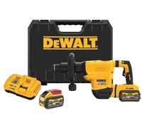 Martillo Demoledor sin escobillas XR FLEXVOLT 54V 6kg 10,5J SDS max® AVC con 2 baterías 54V/18V Li-Ion 9Ah y maletín mala