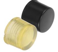 Martillo Desmontable de Doble Cabeza de Goma para Montaje Manual | Puntas de Repuesto, Tubo Cabeza de Goma, para Ensamblaje de Herrajes y Trabajos de Banco