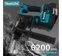Martillo Eléctrico Inalámbrico Makita Original HR140D, Martillo Inalámbrico con Batería de Litio de 18 V, Taladros Inalámbricos, Herramientas Eléctricas Makita de 18 V Negro