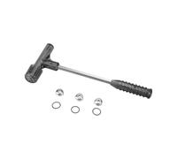 Martillo extractor de balas de impacto profesional con 3 juegos de herramientas de extracción manual for herramienta de reparación multifuncional de 0,17 a 50 Cal(Black)