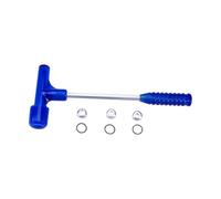 Martillo extractor de balas de impacto profesional con 3 juegos de herramientas de extracción manual for herramienta de reparación multifuncional de 0,17 a 50 Cal(Blue)