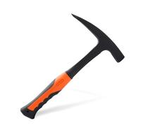 Martillo geológico puntiagudo, martillo de ladrillos de púas de roca, herramienta de exploración geológica de minerales (29,5 cm)