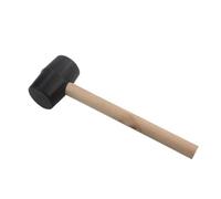 martillo goma Martillo de 25 cm for golpear paneles de goma, martillo de madera, mangos for herramientas de joyería