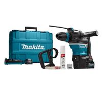 Martillo inalámbrico Makita SDS-Max con AWS Li-ion XGT 40V/4.0Ah, estuche HR005GM202