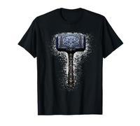 Martillo legendario de Thor Mjolnir Nórdico Mitología Guerrero Camiseta