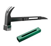 Martillo ligero con diseño hueco resistente a los golpes con mango antideslizante, adecuado para tareas de construcción, carpintería, mampostería, martillo de agarre cómodo