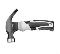 Martillo ligero de cuerno de oveja de 8 onzas para bricolaje y carpintería, cabeza de acero de alto carbono, mango ergonómico de agarre suave, soporte magnético para clavos (B)