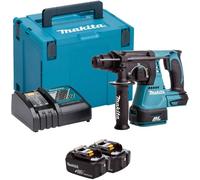 Martillo Perforador MAKITA DHR242RTJ (2 x 5,0 Ah + DC18RC + MAKPAC 4)
