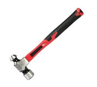 martillo Martillo con mango de fibra/madera, herramienta de reparación del hogar multifunción, clavos for carpintería, cabeza redonda de acero, 1 Uds.(2lb-Red)
