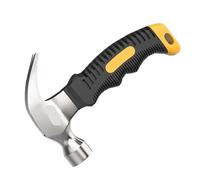 martillo Martillo de garra con mango de fibra, herramientas de carpintería, cabezal de martillo de acero, herramientas manuales de reparación del hogar multifunción(A 0.5lb)